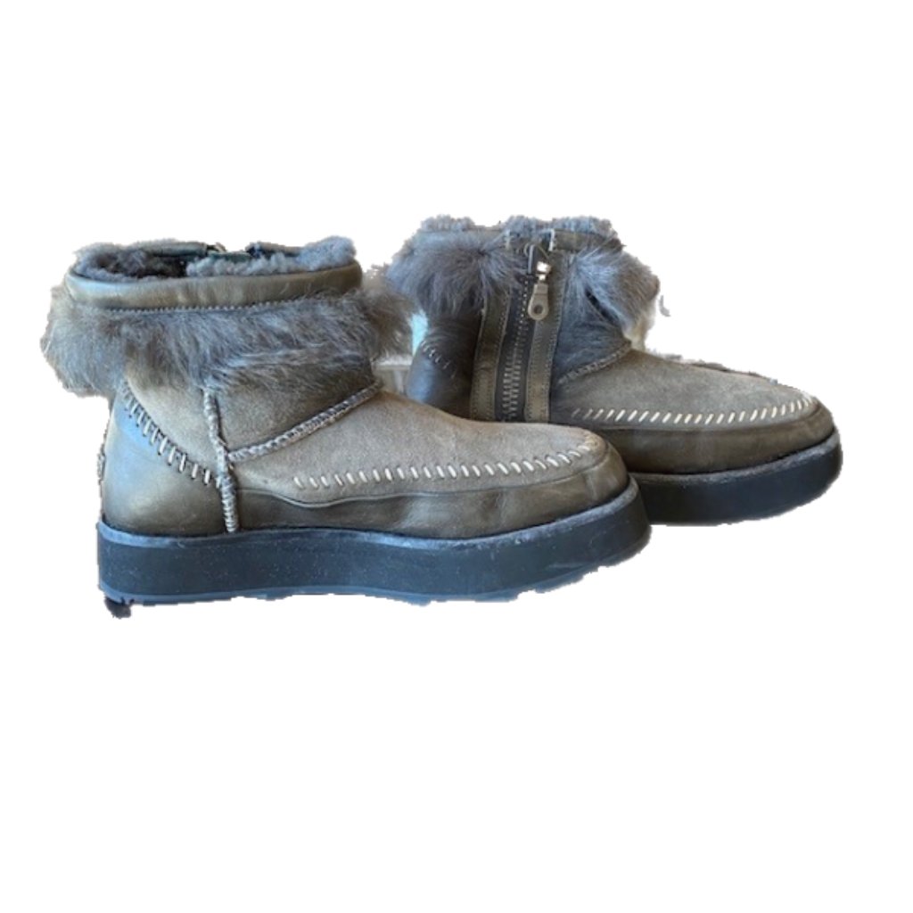 Ugg Australia Women's Fluff Boot Black Olive
